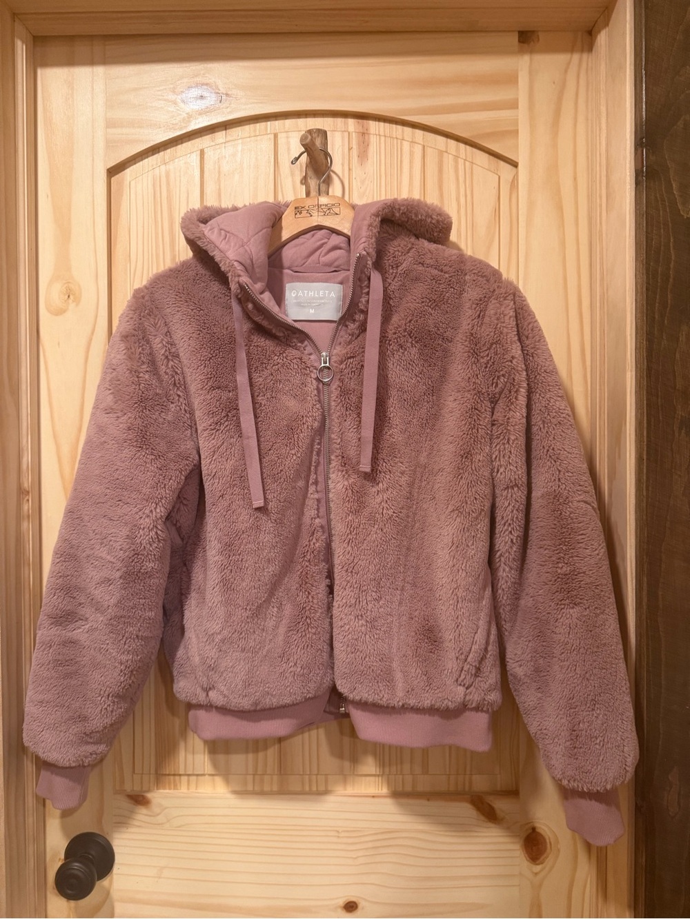 Athleta Sherpa teddy bear hoody Medium